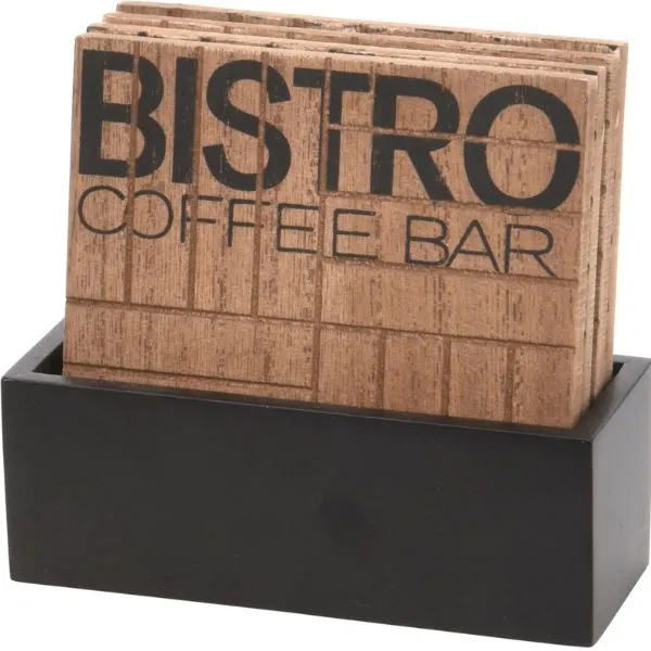 Coaster Set "Bistro" 11,5x4,5x10cm