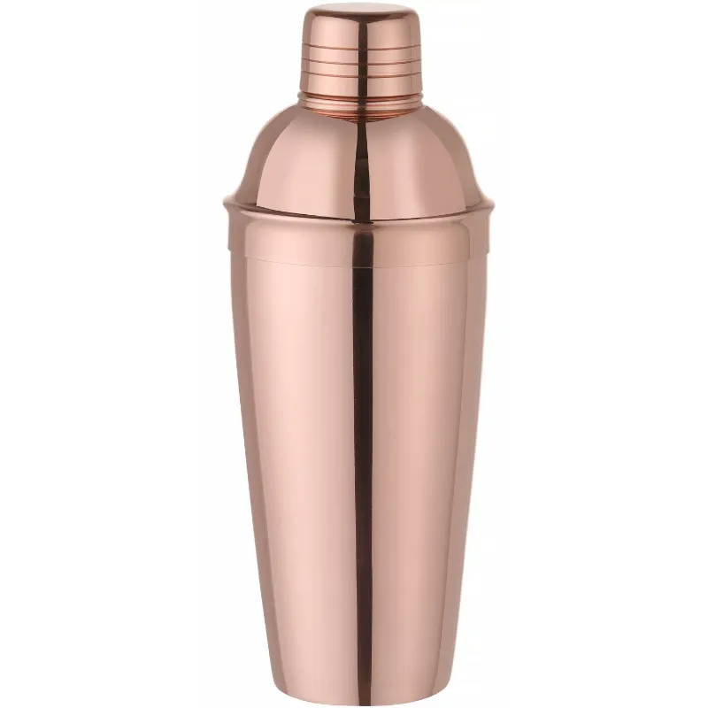 Cobbler Shaker 3-delad 0,75 l Rostfritt Stål Kopparlook