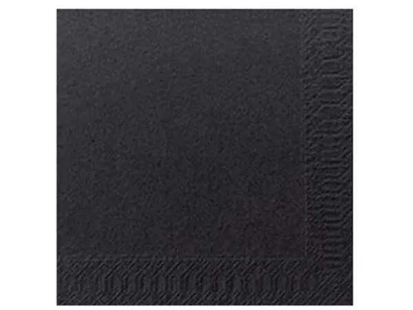 Cocktailservett 3-lager svart 250 st