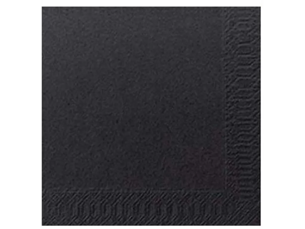 Cocktailservetter 2-lagers svart 250 st