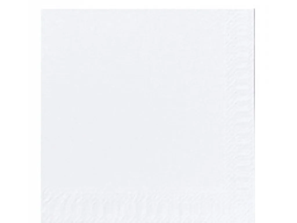 Cocktailservetter 3-lagers Vit 250 st