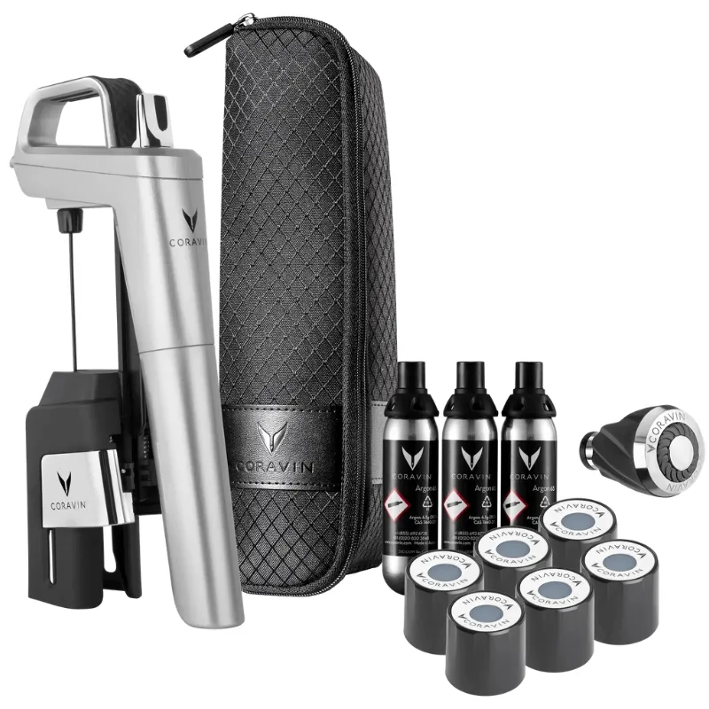 Coravin® Timeless Six+ Vinpreserver System – Silvergrå