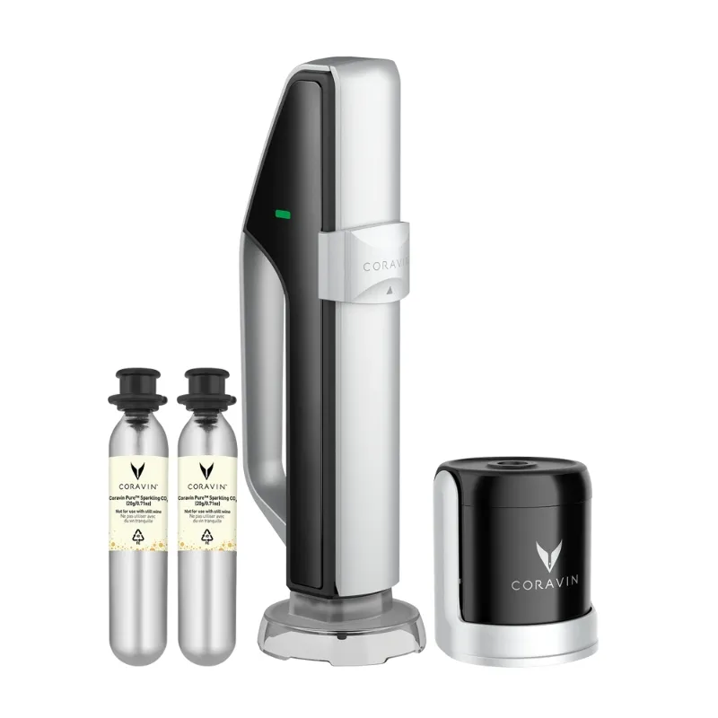 Coravin® Vinpreserver System För Mousserande Vin – Svart/silver