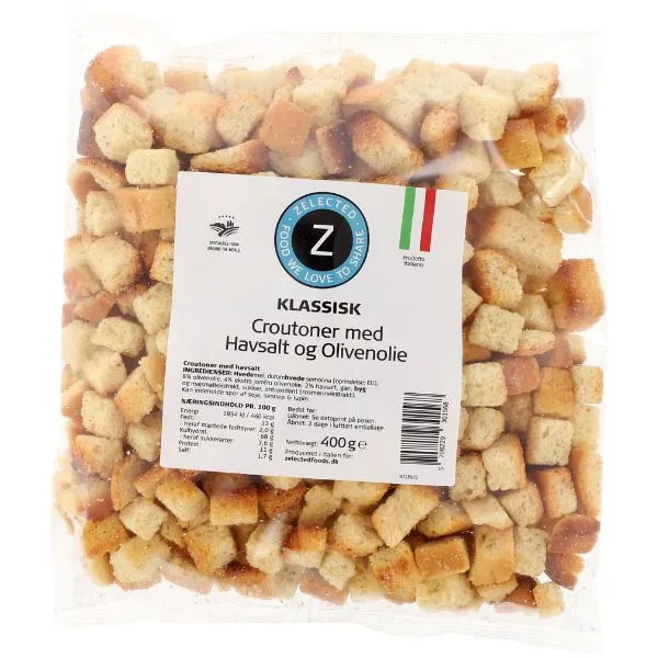 Croutoner Med Havssalt 400g Zelected