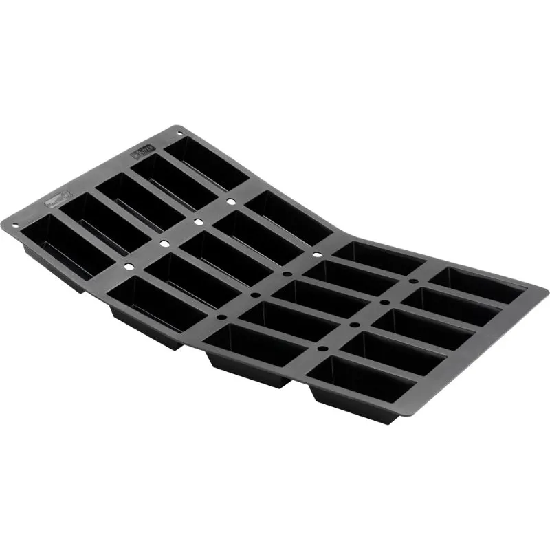 De Buyer Rektangel Flexform, 20 Hål, 9,7 x 4,8 Cm