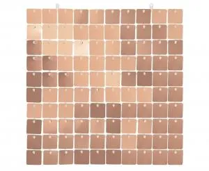 Dekorativ Champagneskiva Genomskinligt Bakgrund 30x30 Cm / 100 Fält