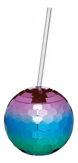 Barcraft Disco Dryckesskål Med Sugrör 560 Ml