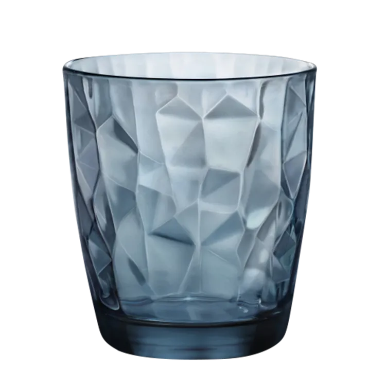 Drikkeglas 39 Cl Diamond Blå