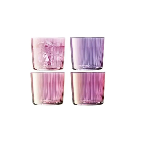 Drikkeglas Gems Granat Sæt 4 Lsa 310ml, 7,3x8x8cm