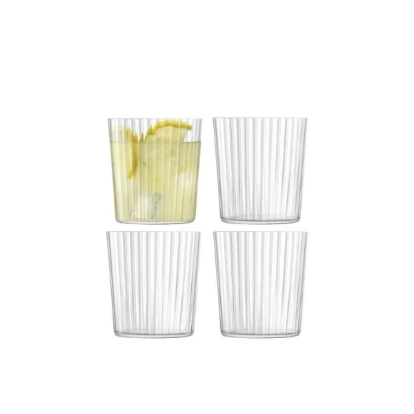 Drikkeglas Gio Line Sæt 4 Lsa 390ml, 9x8,4x8,4cm