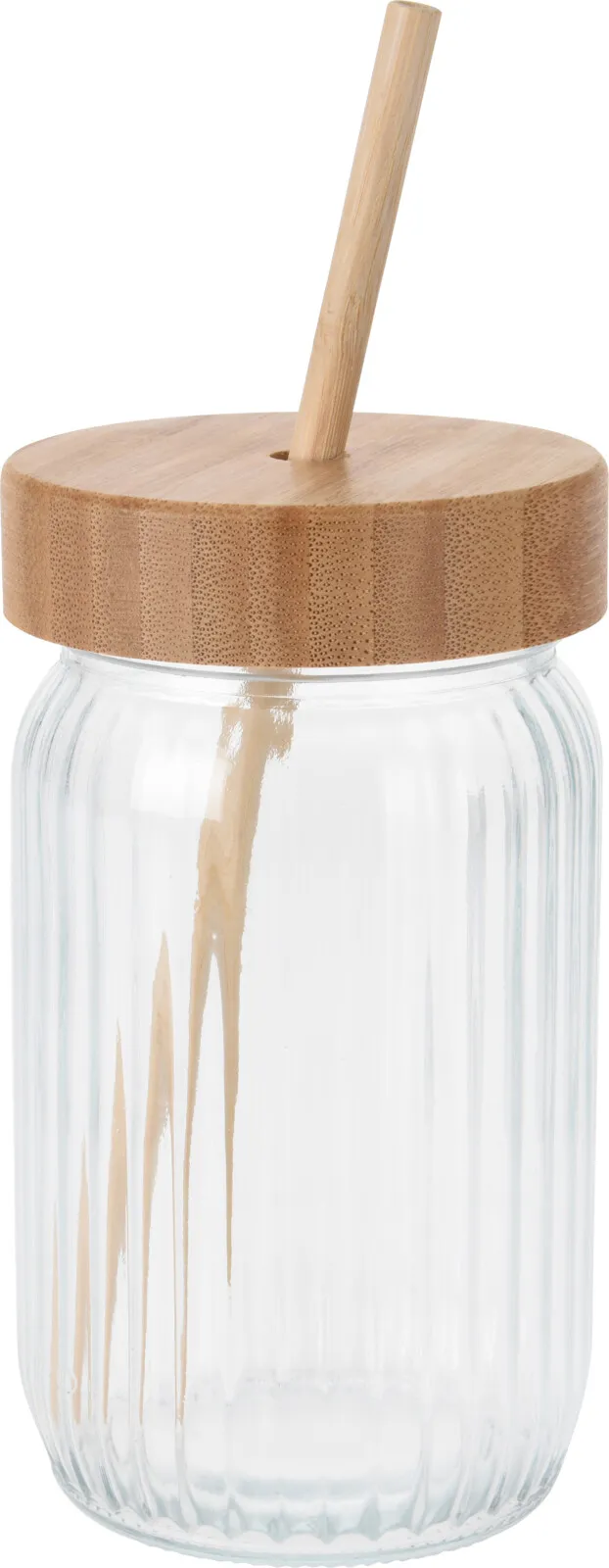 Drinkglas Med Bambulock 500ml