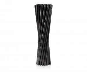 Eco Drickssugrör Svarta 8x240 Mm / 15 St