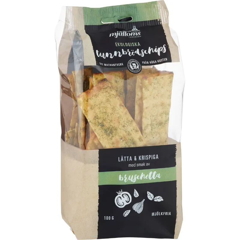 Ekologiska Tunna Brödchips Bruschetta 100g