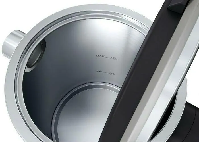 El-vattenkokare, 1,0l, På/av Vit