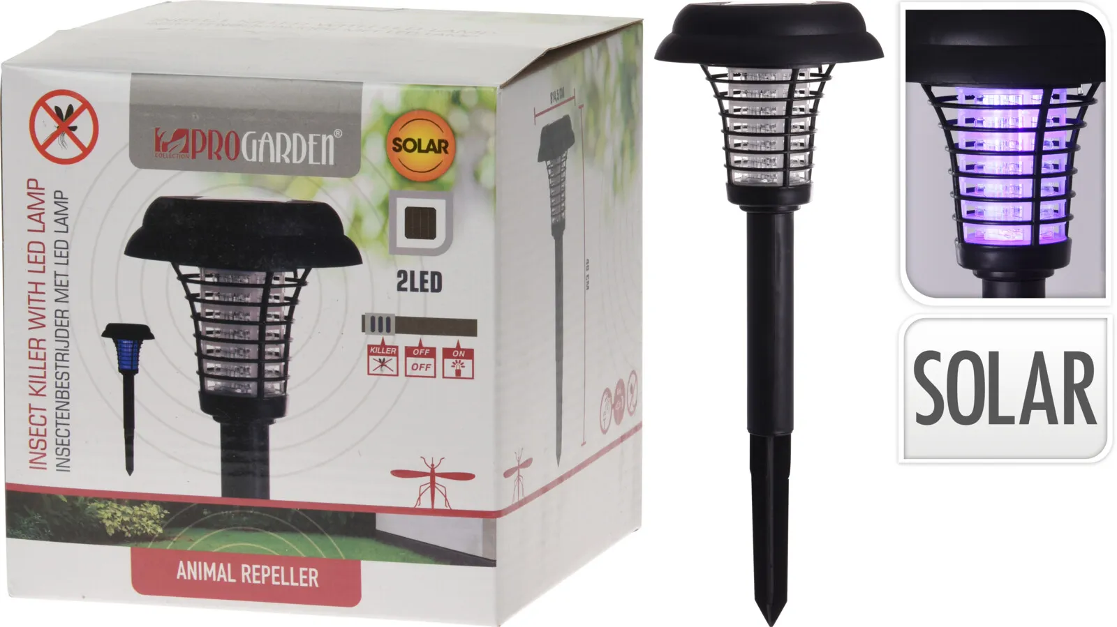 Elektrisk Myggfångare 2 i 1 Uv-ljus