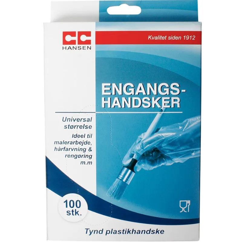 Engangshandsker | Plastik | 100 Stk. | Cc Hansen