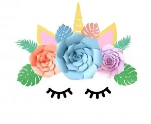 Enhörning Diy Pappersdekoration