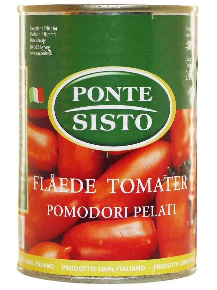 Flåede Tomater Easy Open Ds (400 G)