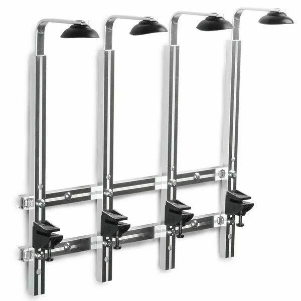 Flaskhållare Väggmonterad 4 70cl / 1 Liter (Utan Doseringsmått)