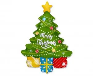 Folieballong Julgran Fx 60 Cm