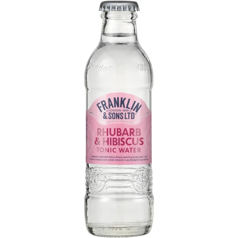 Franklin & Sons, Rhubarb & Hibiscus Tnoic 20 Cl