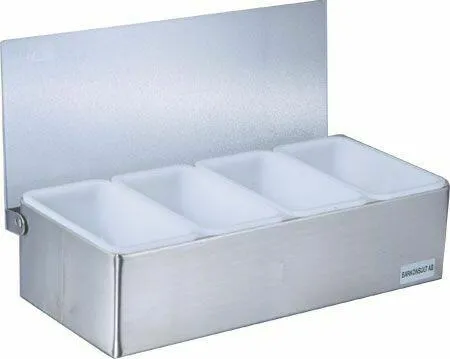 Frukt Dispenser Stål - 4 Rum