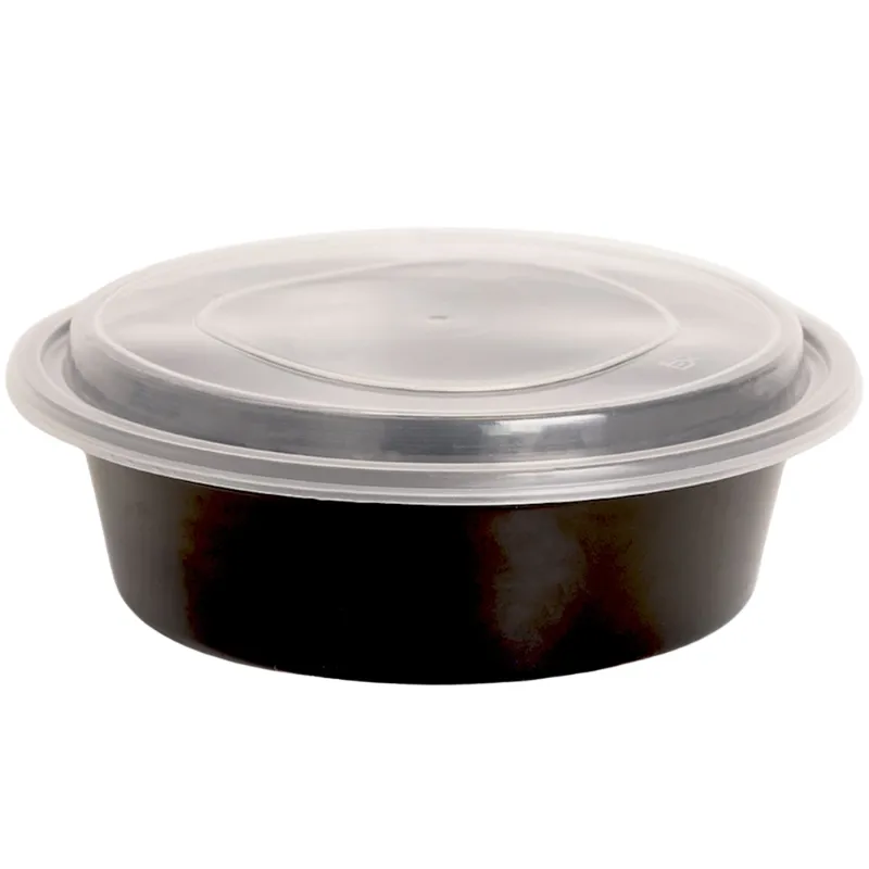 Genanvendelige Madbokse Med Et Rum Og Låg | 5 Sæt/pk.