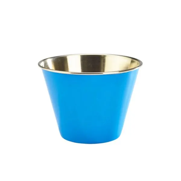 Genware Blå Rostfritt Stål Ramekin 34cl