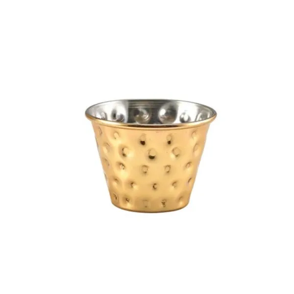 Genware Förgylld Hammrad Skål 71 Ml