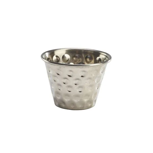 Genware Rostfritt Stål Hammrad Skål 114ml