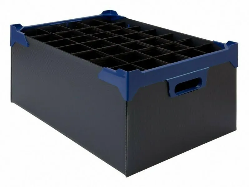 Glasförvaringslåda - L 500mm x B 345mm x H 200mm - Pk 5