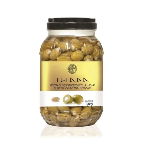 Gröna Oliver Med Mandlar Bt (3,1 Kg)