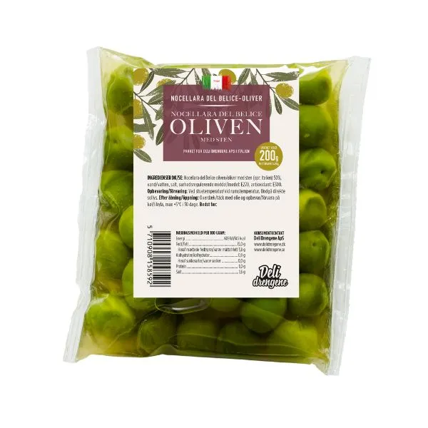 Gröna Oliver Nocellara Del Belice 200g
