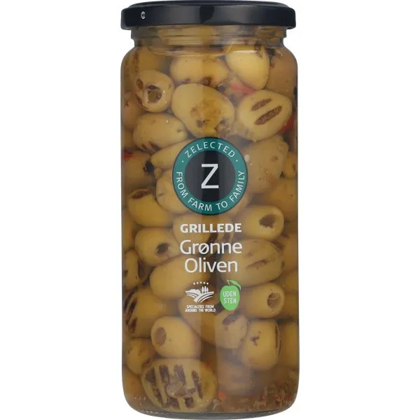 Grill. Gröna Oliver U/sten 500g Zelected