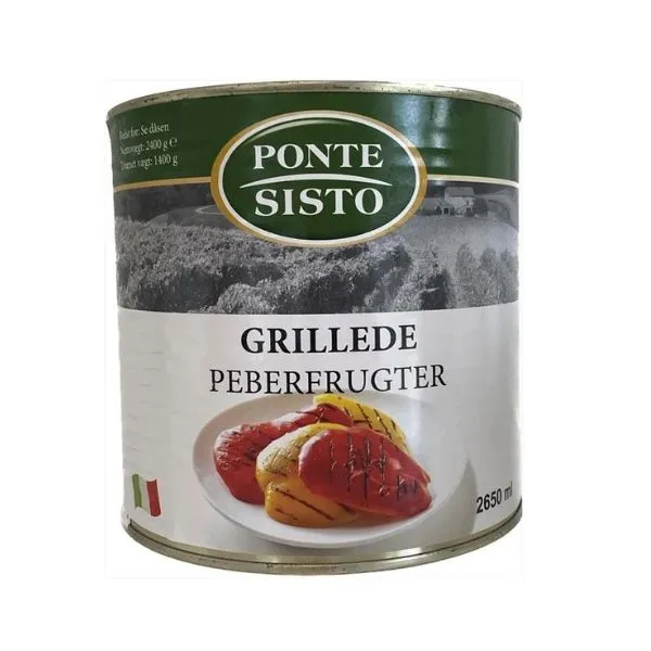 Grillad Paprika i Olja Ds (2,4 Kg)