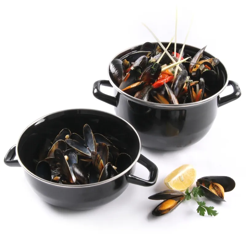 Gryde Til Muslinger M. Låg 3,4 Liter