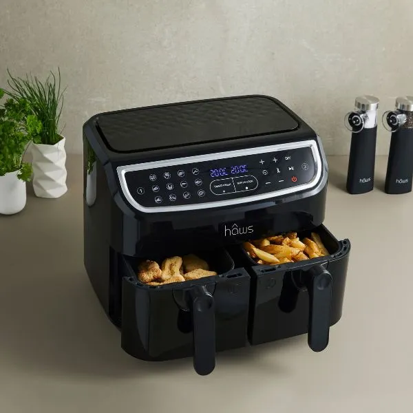 Hâws Sejerø 2.0 Double Airfryer - 2x4.5l, 2400w, Pfas Fri Coating