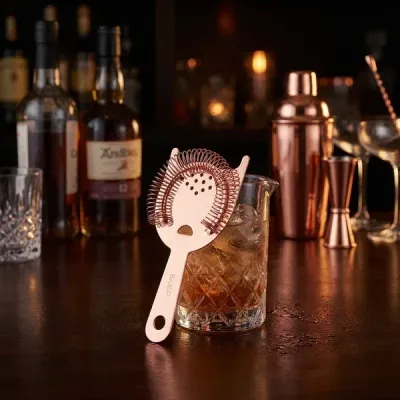Hawthorne-strainer Rostfritt Stål Kopparbeläggning