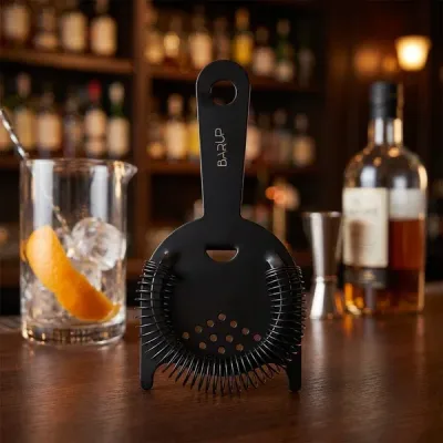 Hawthorne-strainer Rostfritt Stål Svart