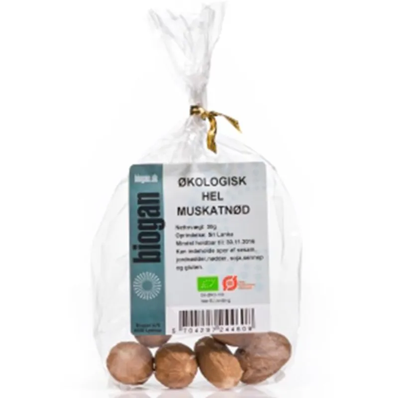 Hel Muskatnød Øko 30 g