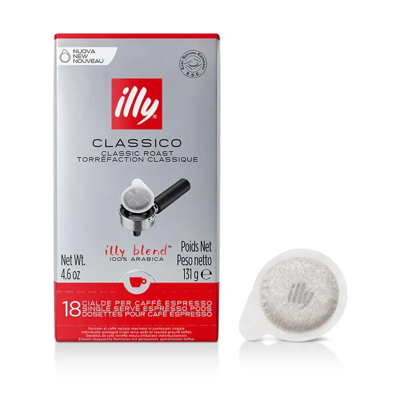 Illy Classic Roast Espresso Pods 18 Stk.