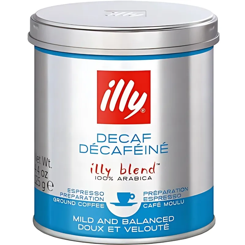 Illy Decaf / Koffeinfritt Malat Kaffe 125g