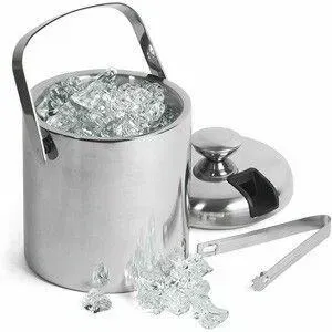 Isbehållare 1,5 L krom