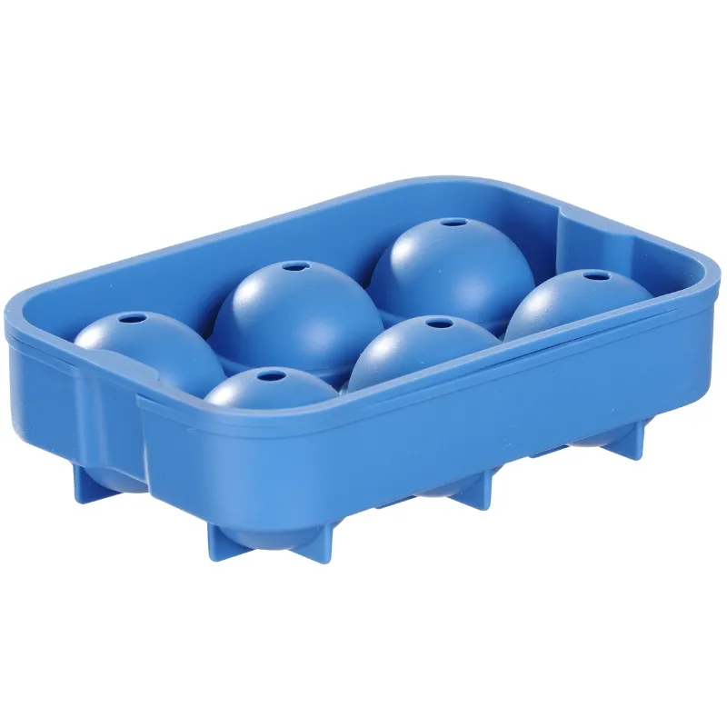 Istärningsbricka Klotformad 6 St. Silikon