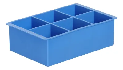 Istärningsbricka med 6 XL-tärningar i silikon