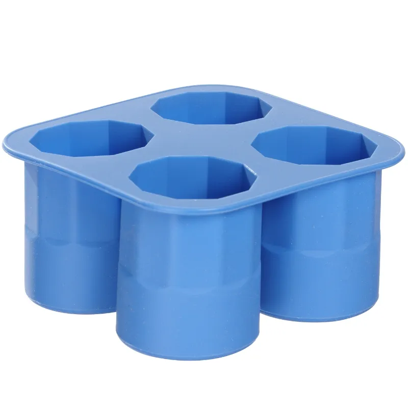 Isterningebakke 4 Är-shot Glas Silikon