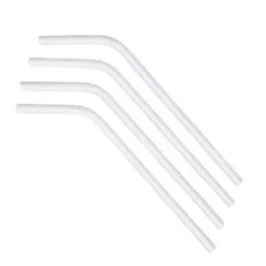 Sugrör Ø6x240 Mm m. Böjbar Biologiskt Nedbrytbar Papper Vit 500 St.