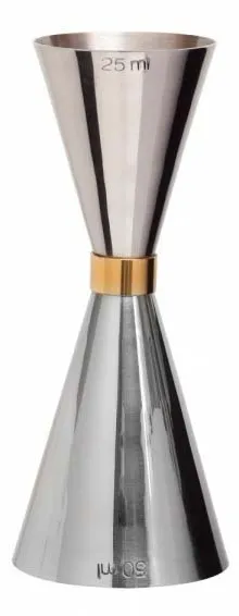 Jigger Slim Stil Guld 25/50 ml