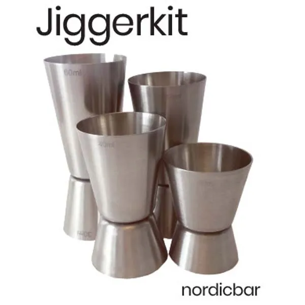 Jiggerset (4 måttkoppar)