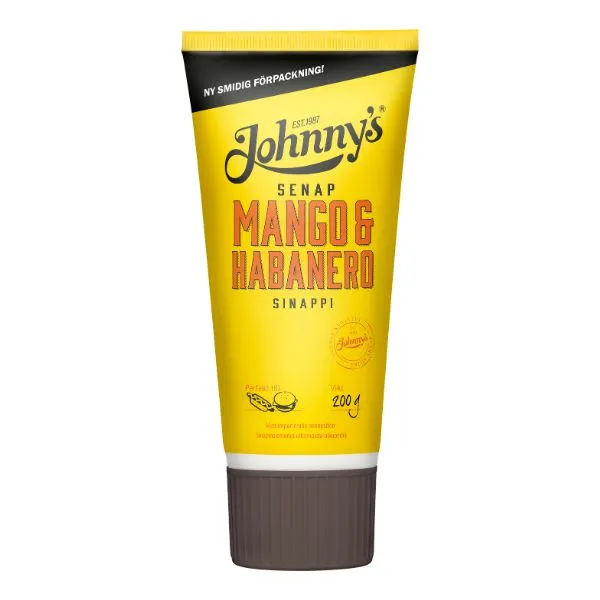 Johnnys Mango & Habanero Senap 200g